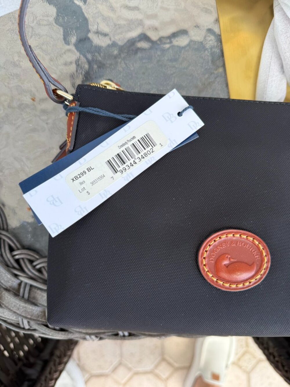 Dooney & Bourke Nylon Crossbody Pouchette - Picture 7 of 10